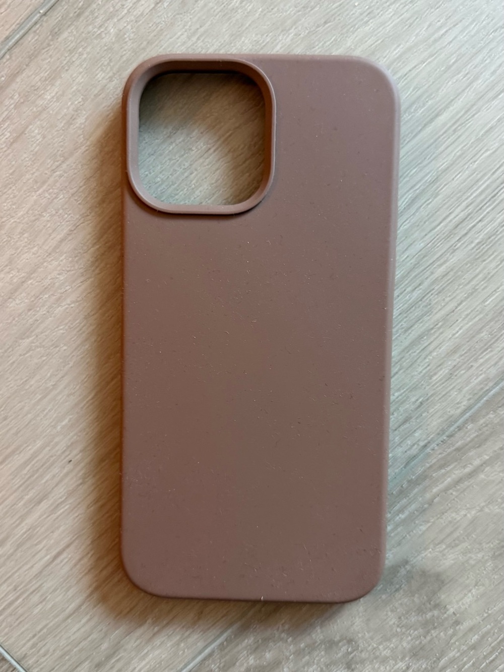 Silicone Phone Case in Matte Brown iPhone 16Pro Max